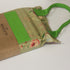 Green Floral PU and Leather Gardeners' Kneeler